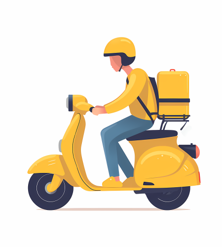 ai generated, scooter, delivery-8206495.jpg